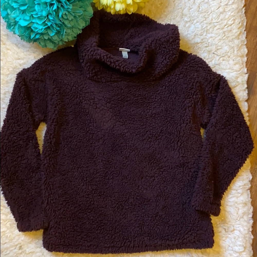 Women’s fluffy soft teddy sweater
